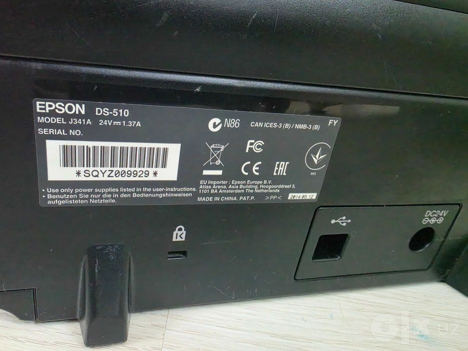 Epson DS-510 Skarasnoy Skaner xolati idyal Aybi yoʻq