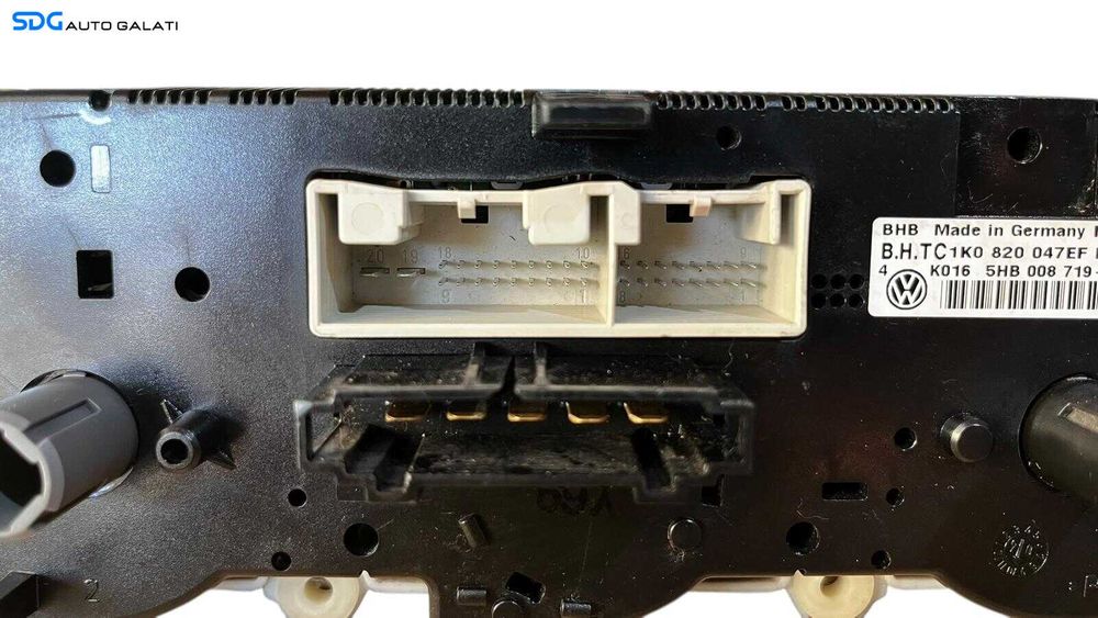 Panou Modul Unitate Comanda AC Aer Conditionat Clima Climatic Volkswagen Caddy 2003 - 2010 Cod 1K0820047EF 5HB008719 [LC0579]