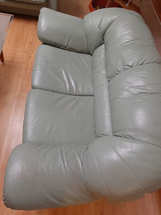 Холна гарнитура-естествена кожа