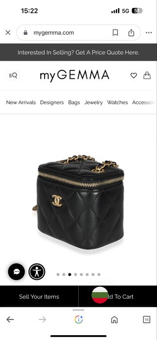 Chanel mini black bag