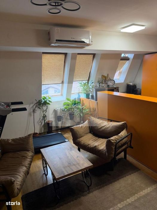 Apartament 2 camere plus mansardă-centrala termica-Parcare