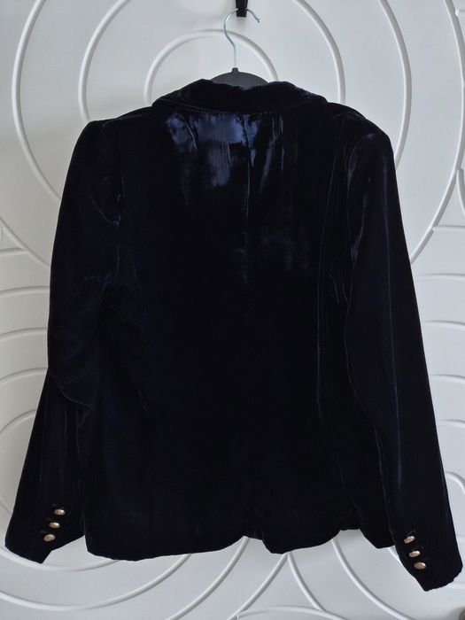 Кадифено сако в син цвят "ZARA "