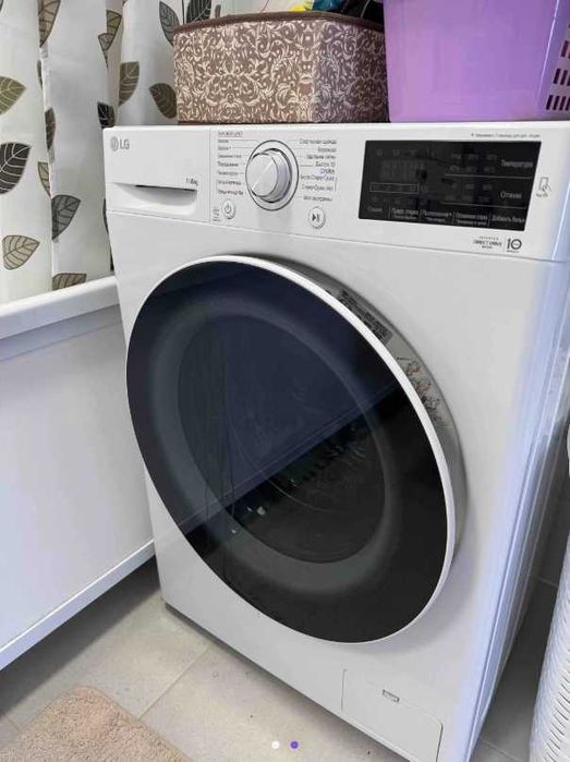 Стиральная машина с сушкой LG 7/4кг F2J6HG7W Inverter Steam