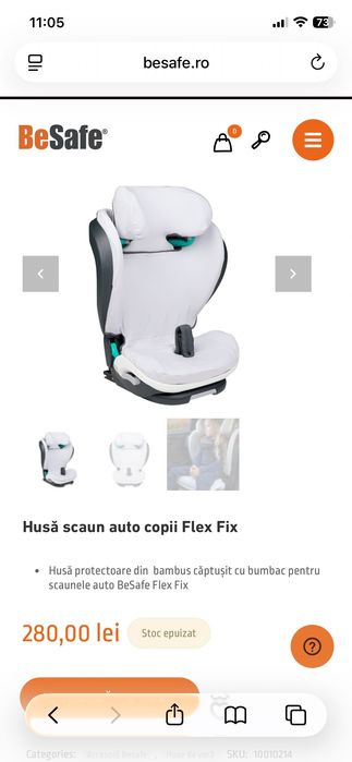 Husă scaun auto BeSafe