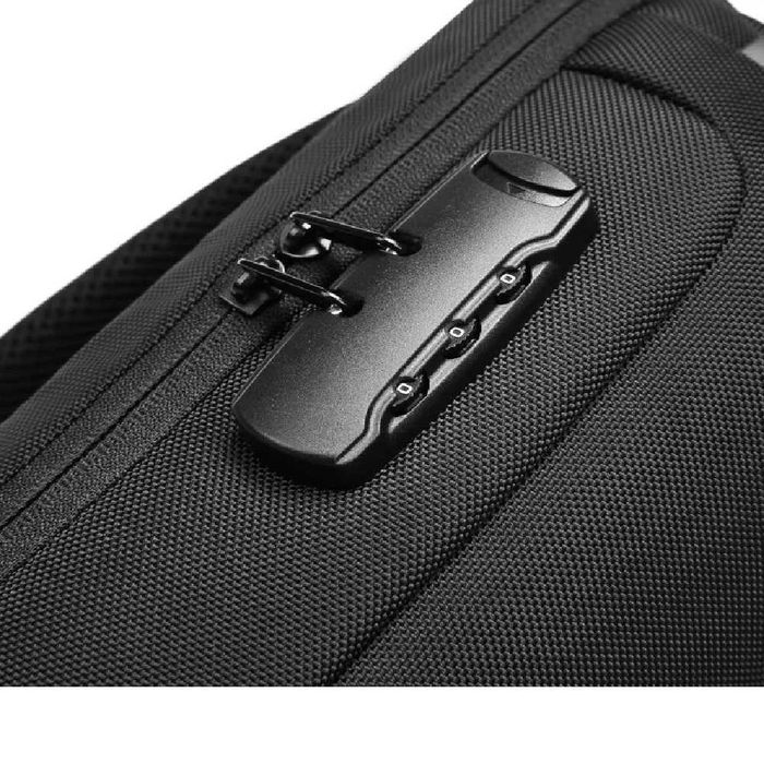 Rucsac GIftx antifurt USB cu cifru, impermeabil – nou, calatorii