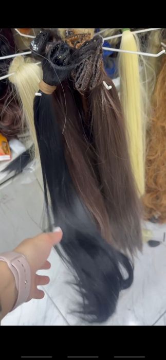 Narashka zakolkalik soch 80 sm qora rang