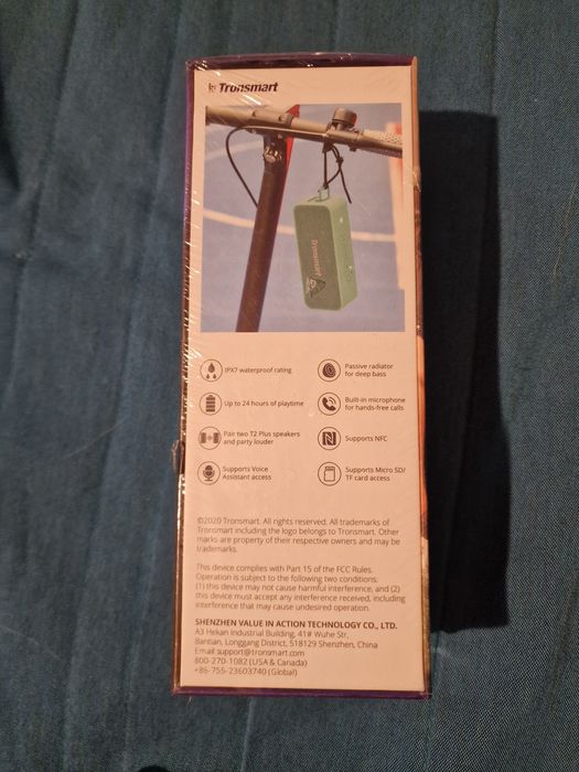 Колонка Tronsmart T2 plus, waterproof