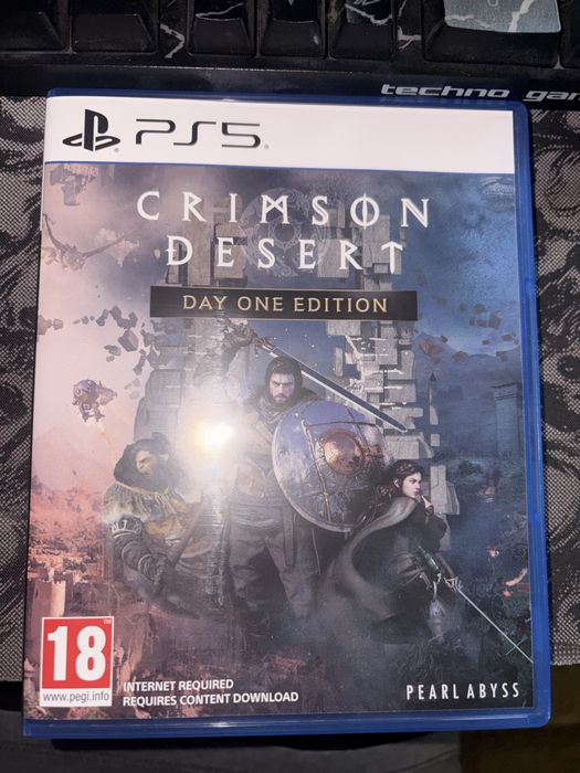 диск ps5 в идеальном состоянии crimson desert