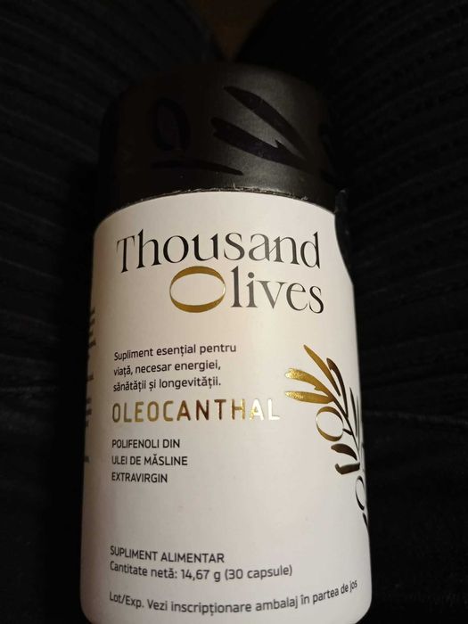Oleocanthal, 30 capsule, Thousand Olives- reduce colesterol