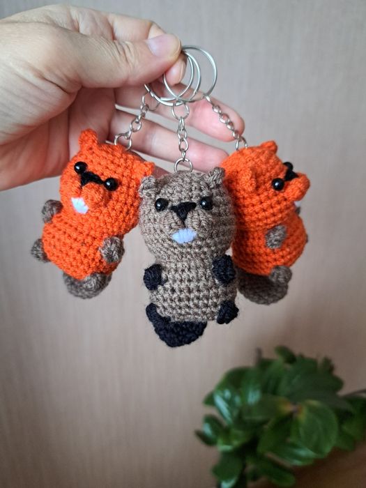 Игрушки вязаные, ручная работа