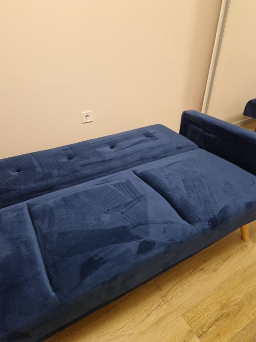 Canapea nouă culoare albastru regal