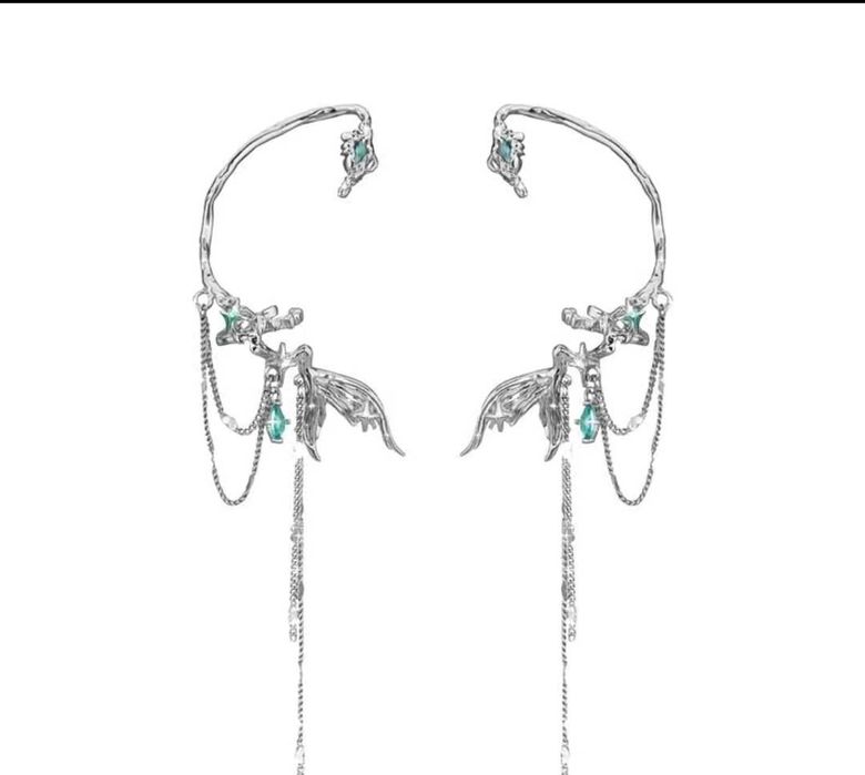 Серьги виде кита