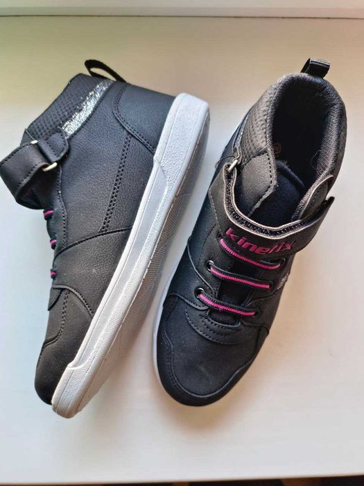 Кеды высокие детские kinetix размер 35 (новые)