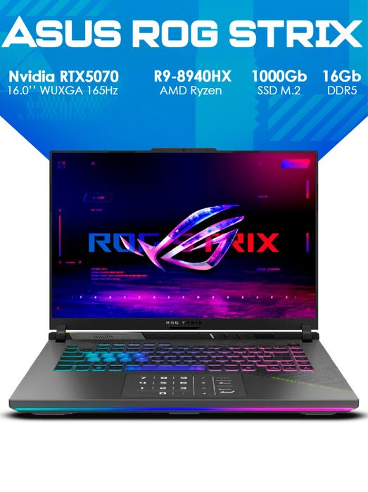 ASUS ROG STRIX g16-G614pr  rv070US R9-8940hx 16GB 1TB SSD