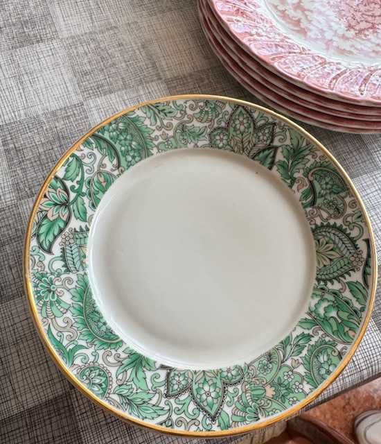 Домакински сетове - английски ръчно рисуван порцелан, йенско стъкло