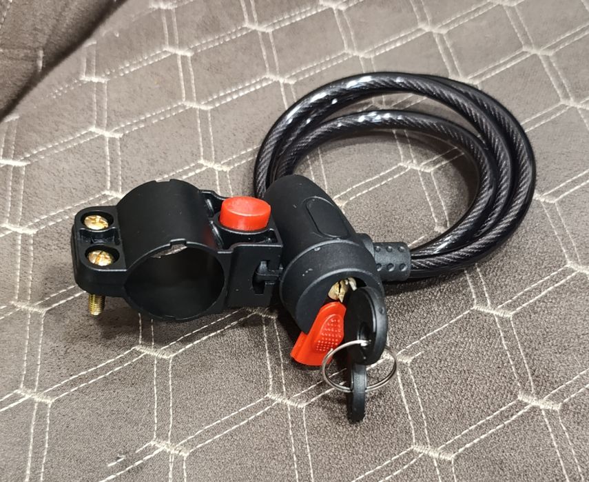 Замок велосипедный с тросом