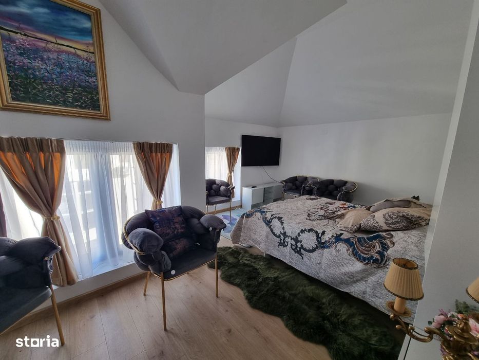 Casa frumoasa langa lacul Fundeni