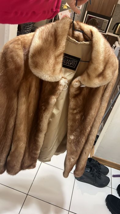 Золотая Норковая шуба
