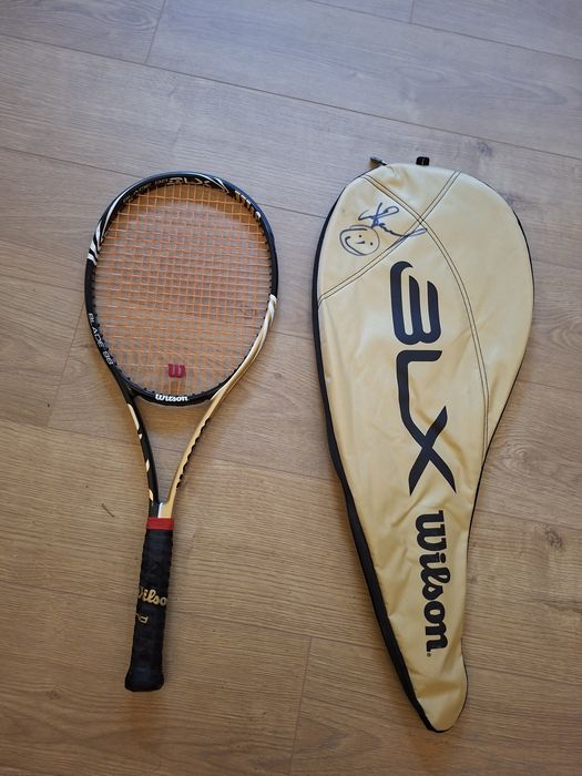 Rachetă Wilson cu autograful lui Andrei Pavel