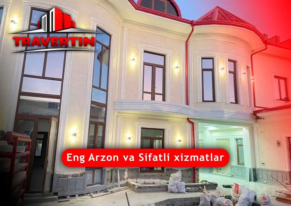Travertin Otdochento Leonardo Fasad Toshkent Kod Dizayn 47