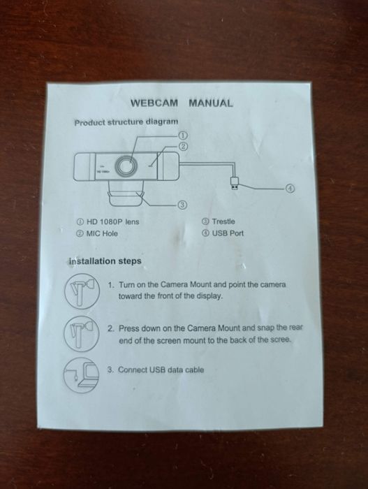 Camera Web USB HD