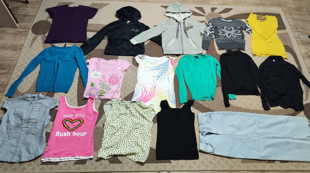 3 мешка одежды для девочки-подростка-2ООО