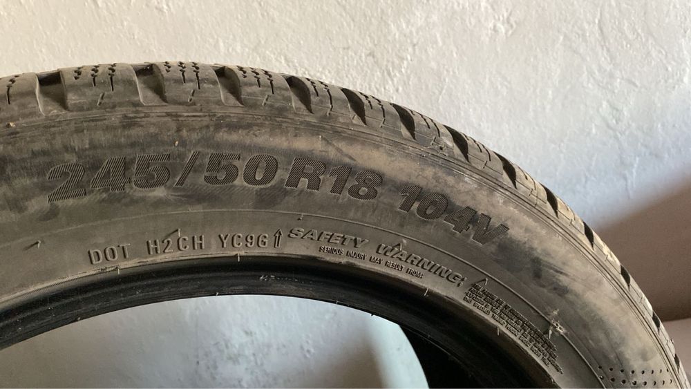 Зимние шины 245/50/18