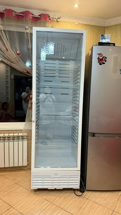 Витринный холодильник и морозильник