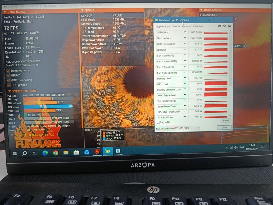 Видеокарта cmp30hx