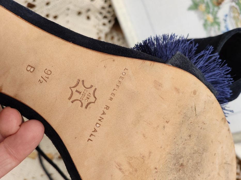 Оригинални сандали Loeffler Randall ,39.5 номер, перфектно състояние,guess,tots
