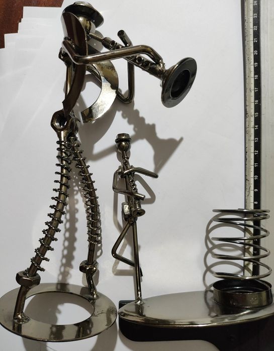 Vand figurine muzicanti, metal.