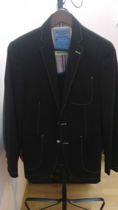 Sacou Calitativ Lana 60% Travel Suit Blazer Marime 48 + McNeal 46 Slim