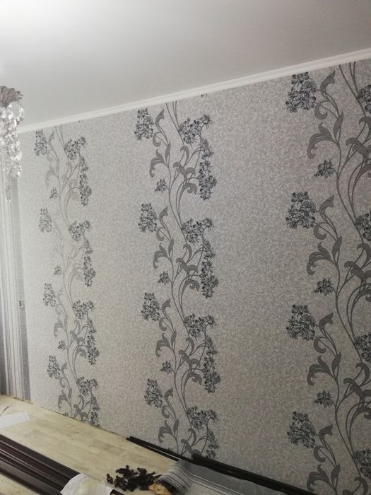 Поклейка   обоев