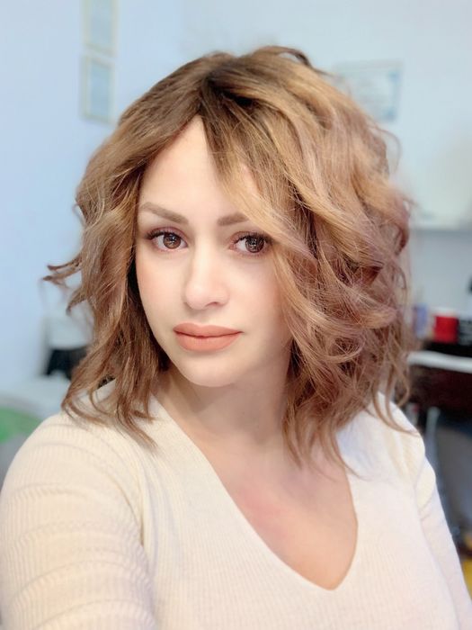 Peruca din par natural lucrata manual