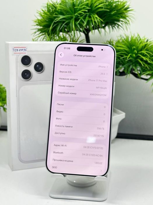 iPhone 17 pro max / 256 gb /  Akb 100% цп:13/ (HB)