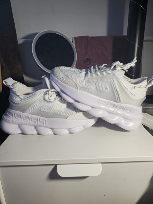 Versace chain reaction triple white