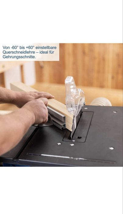 Нов Настолен циркуляр Scheppach HS210 -1500W 4800 оборота/мин