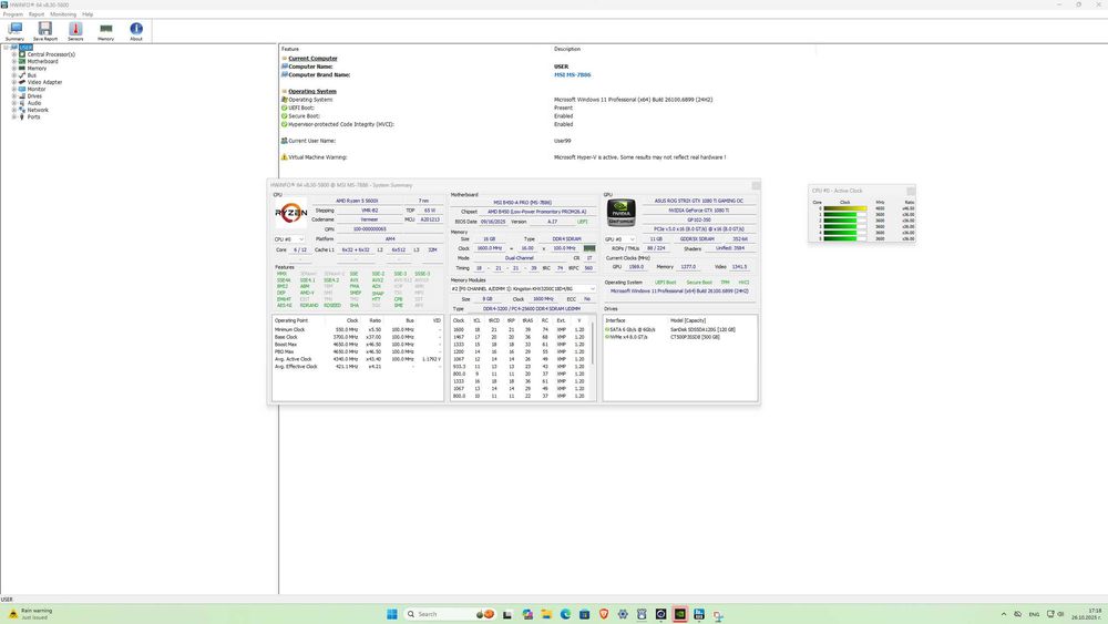 Компютър | Ryzen 5600x + ASUS ROG STRIX GTX 1080Ti