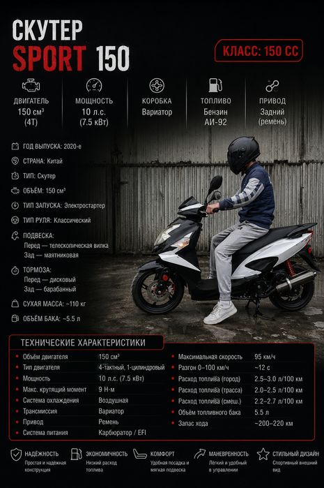Skuter sport 150