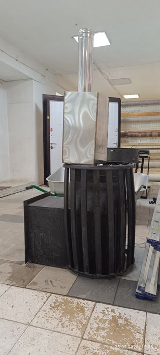 Печи для бани-бочка