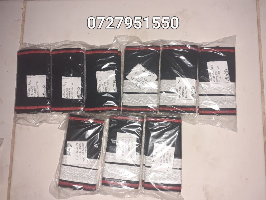 Grade militare pompieri fara insemn arma