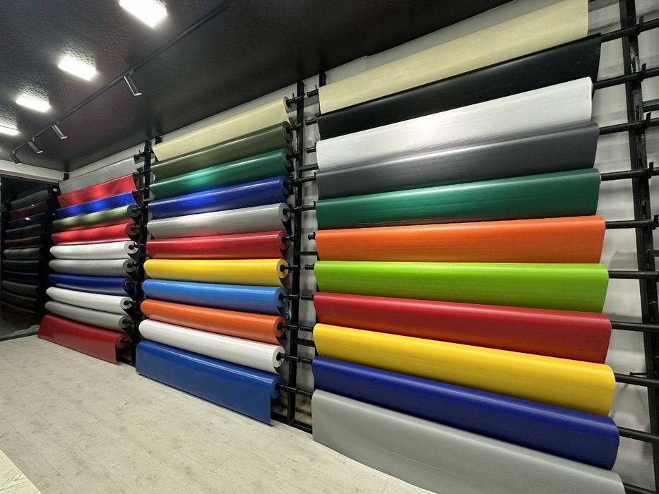 Сойа сетка баннер тент установка