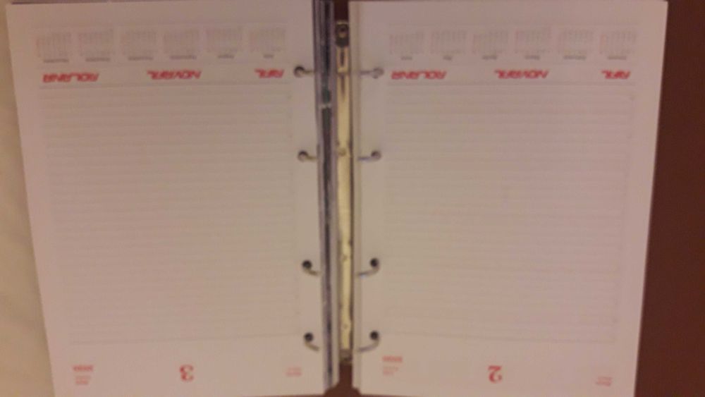 Caiet mecanic/agenda A5, patru inele