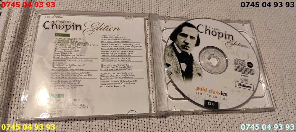 muzica cantece 2cd originale Frederic Chopin