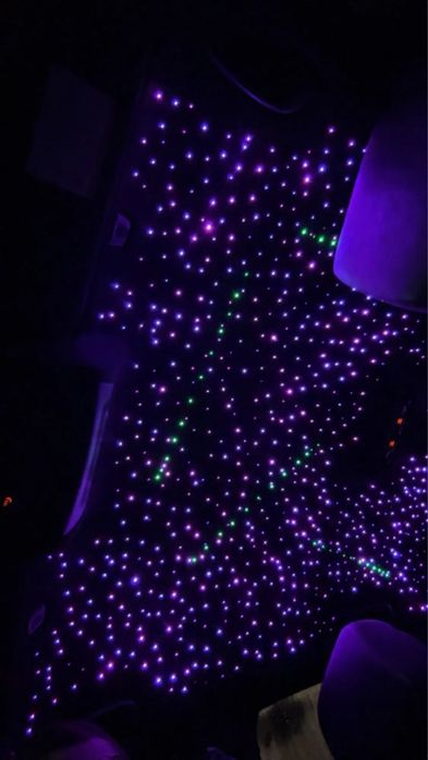 Plafon instelat RGBW Kit fibra optica 960stele+ stele cazatoare/meteor