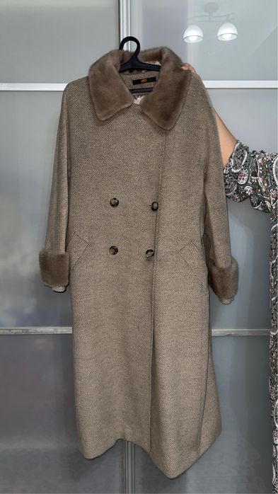 Женское пальто с норкой