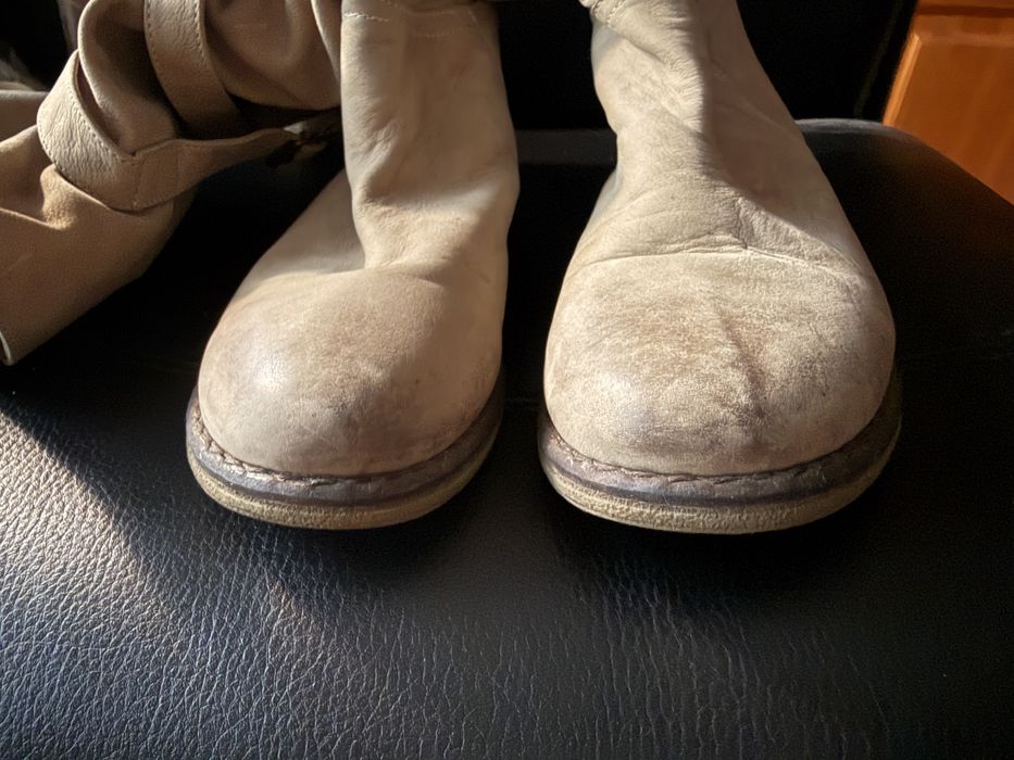 Естествена кожа ботуши 38 рр