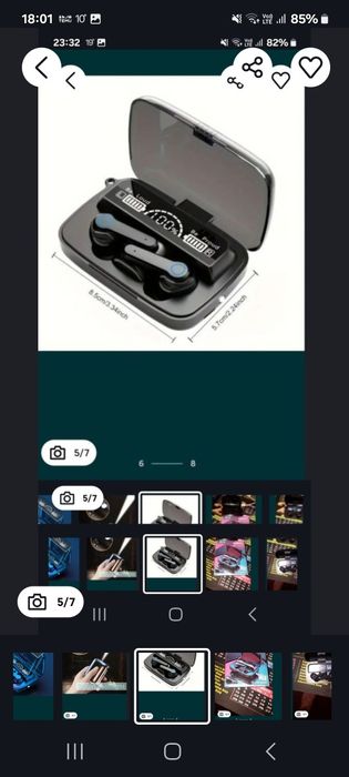 Căști Wireless t5 cu lumină