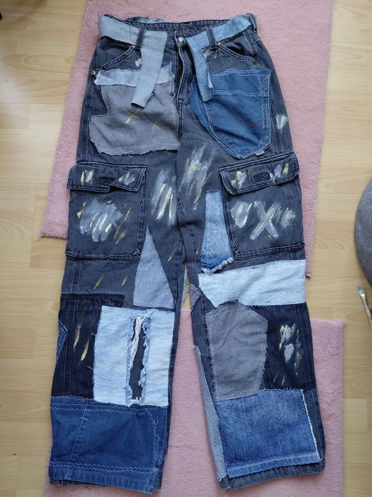 Blugi patchwork admade