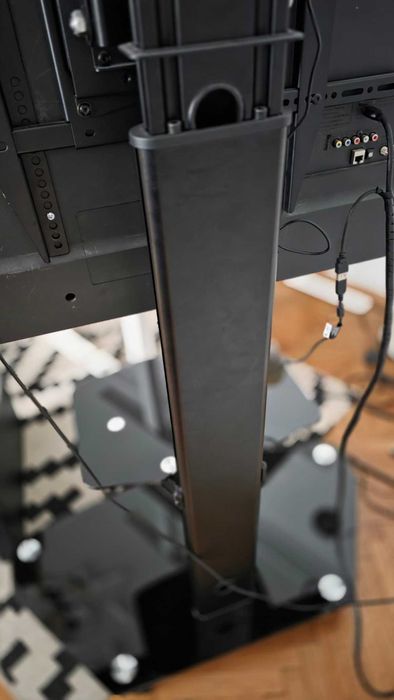 HAGOR HP Stand 55 стойка за телевизор/монитор, черен, преместваема